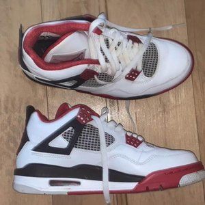 Nike Air Jordan 4 -white/varsity red/black